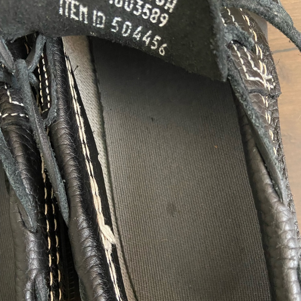 L.L. Bean Boots, Rubber Mocs Black Duck-Style Lace-Up Rain Shoes Size 7 - Picture 8 of 8